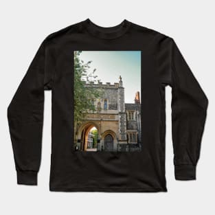 Medieval archway in the city of Norwich Long Sleeve T-Shirt